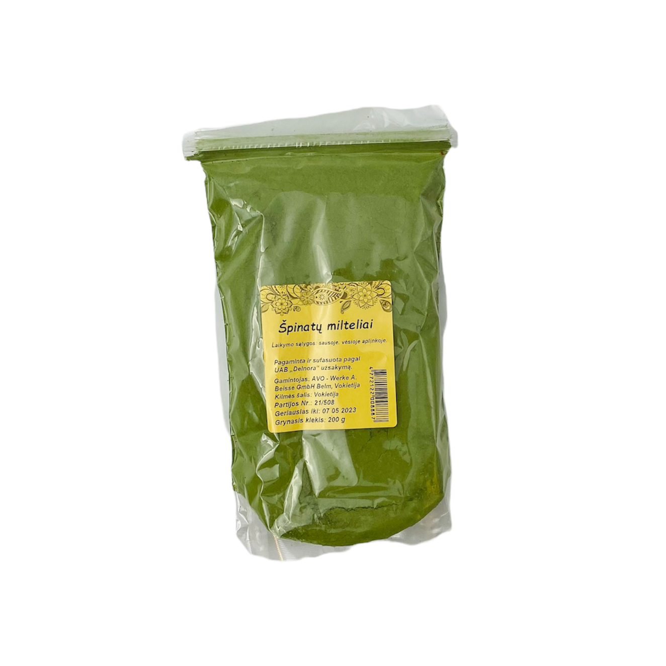 spinatu-milteliai-200-g-1 Špinātu pulveris, 200 g - Image 1