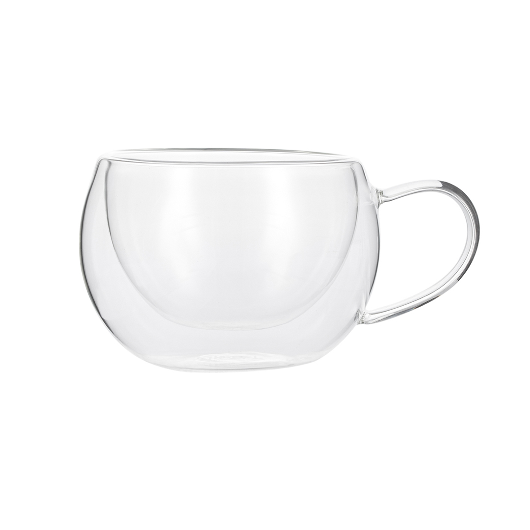 stiklinis-puodelis-su-dvigubomis-sienelemis-asola-270ml-gipfel-51030-1 Stikla krūze ar dubultajām sienām Asola 270 ml - Image 1