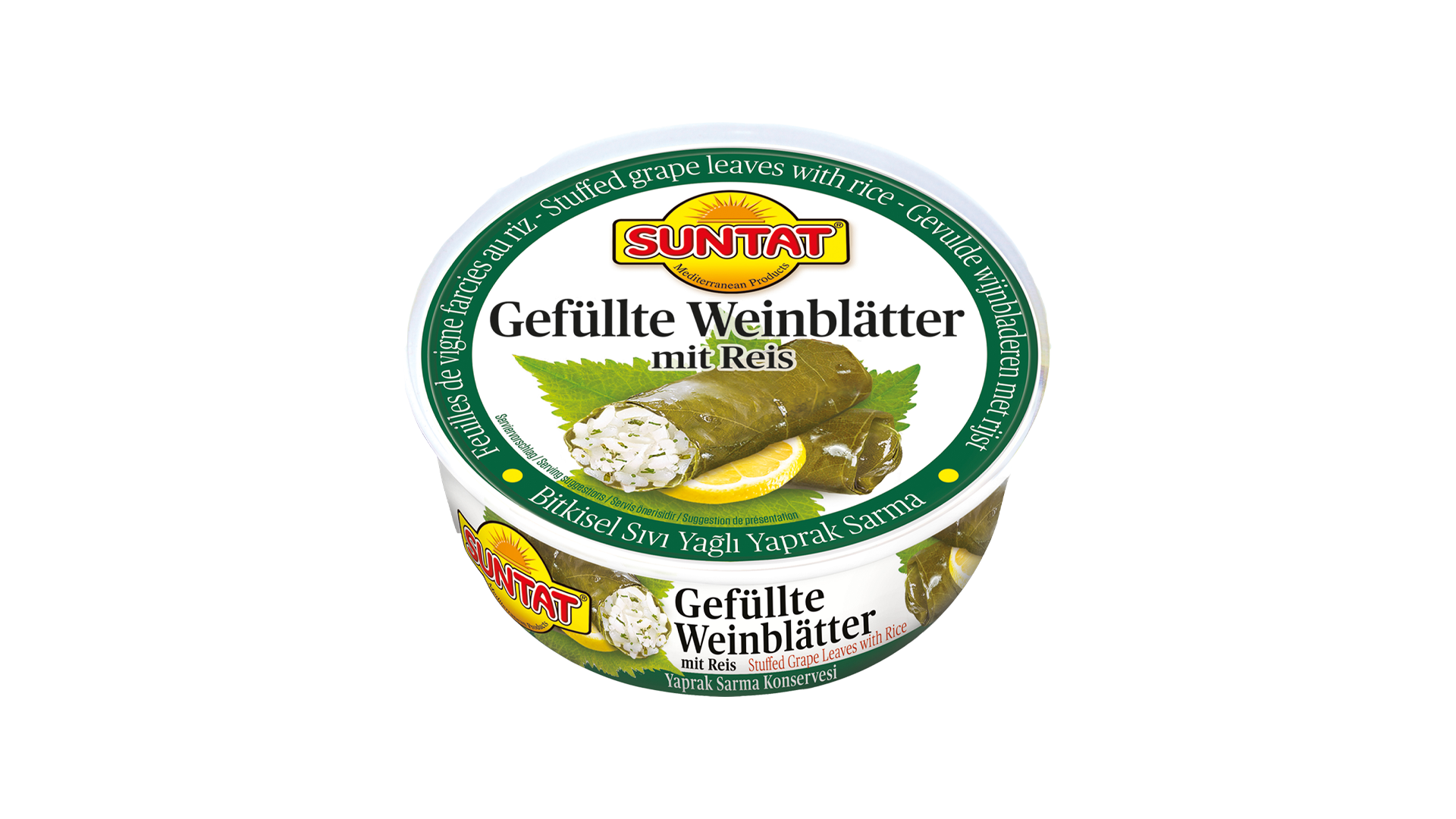suntat-vynuogiu-lapu-balandeliai-1 Konservētas vīnogu lapu tīteņi SUNTAT, 280 g - Image 1
