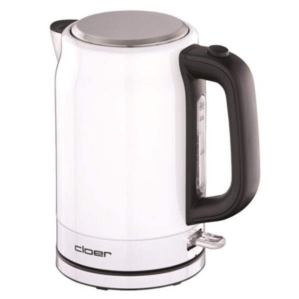 CLOER Elektriskā Tējkanna CL04521 | 1.7 L, 2200 W, Bezvadu 360° Pamatne, Vāka Bloķēšana