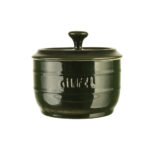 GIPFEL Druskinė su dangteliu Majolica 3917 | 0.25 L, Keramika, Tamsiai žalia