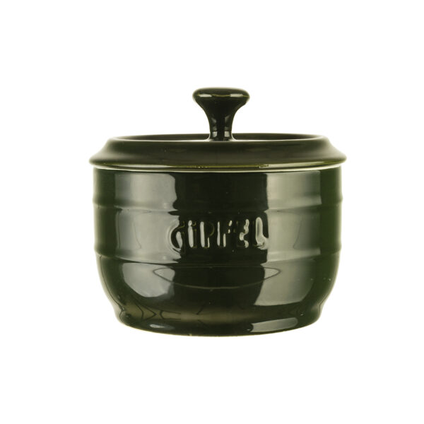 GIPFEL Druskinė su dangteliu Majolica 3917 | 0.25 L, Keramika, Tamsiai žalia