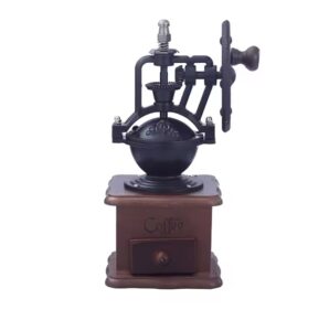 Kavos malūnėlis Retro | 26 cm, Medinis su ketaus mechanizmu, Keraminė girna