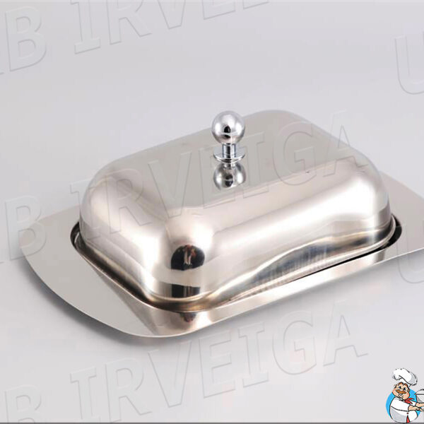 GIPFEL Sviestinė Stern 5522 | 18x12 cm, Nerūsējošais tērauds, Spīdīga