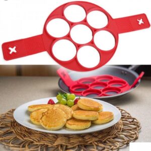 Silikoninė forma blynams Flippin' Fantastic | 7 blynai vienu metu, 23 cm