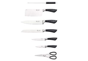 Peilių rinkinys EB-912, 8 dalys | Anglinis plienas, Besisukantis stovas