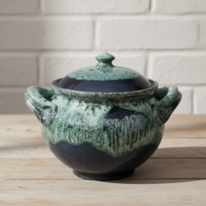 Molinis Puodas Troškinimui (Čenakinė) 0,7 L | Natūralus Molis, Rankų Darbo, Pagaminta Lietuvoje