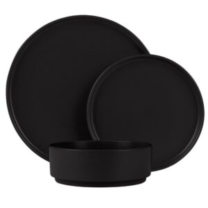 Berlinger Haus BH 10009 Matte Black Stalo Indų Rinkinys – Moderni Elegancija Jūsų Stalui