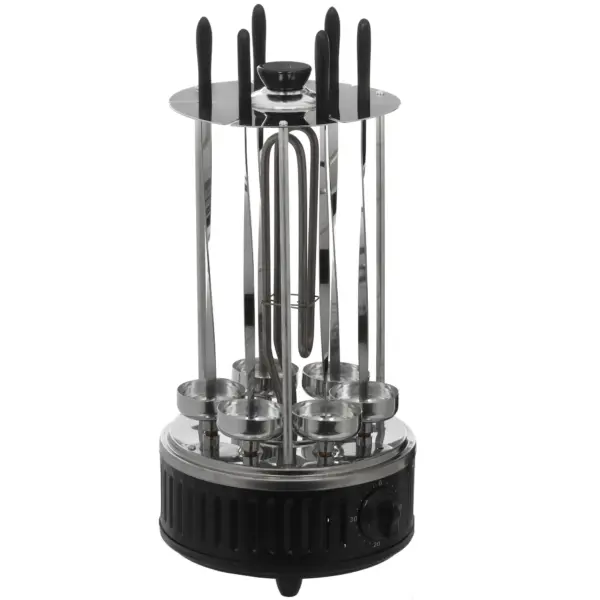 Stebukladarė Elektrinė šašlykinė EŠ-1006 | 1250 W, 6 iešmai, Nerūdijantis plienas