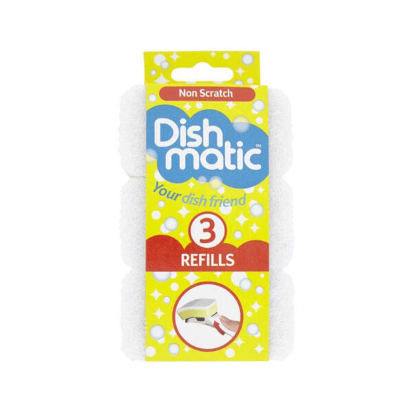 Dishmatic Neskrāpējošas sūkļi, 3 gab. | Mīksts, balts slānis