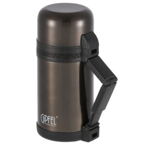 GIPFEL Vakuuminis termosas Santos 52332 | 1 l, Plienas 18/10, Tamsiai pilkas