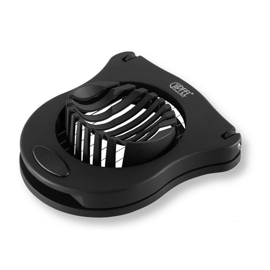 kiausiniu-pjaustytuvas-gipfel-6289 GIPFEL Olu griezējs BRAVO BLACK 6289 | Cinka sakausējums, Melns - Image 1