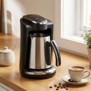 IBRAHIM Elektrinis kavos aparatas 201S | 250 ml, Turkiškai kavai, 600 W