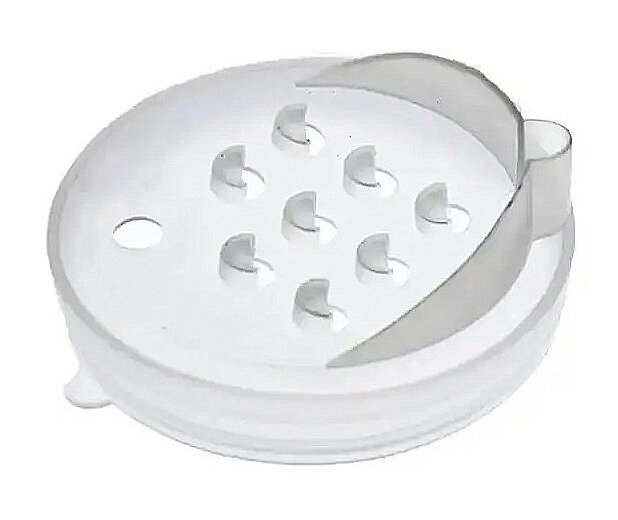 0b837b5424acfa6c3de98fd68fb50964-22475_reference Plastmasas vāks-siets burkām, Ø 82 mm (šķidruma noliešanai) - Image 1