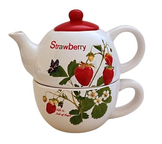 7e681af8fb9dbab422ae300b5f497085-392da_reference Keramikas tējas komplekts „Tea for One“ (Tējkanna un krūze), 360/330 ml - Image 1