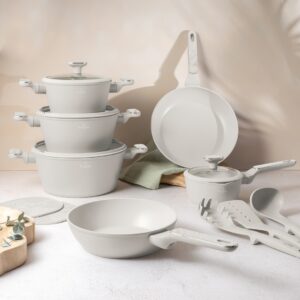 Berlinger Haus 15 dalių puodų rinkinys Sahara Marble | BH-8401