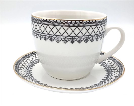 Screenshot_1-8 Porcelianinis puodelių ir lėkštučių rinkinys „Ćmielów Ivette“, 2 vnt. x 250 ml (Kopija) - Image 1