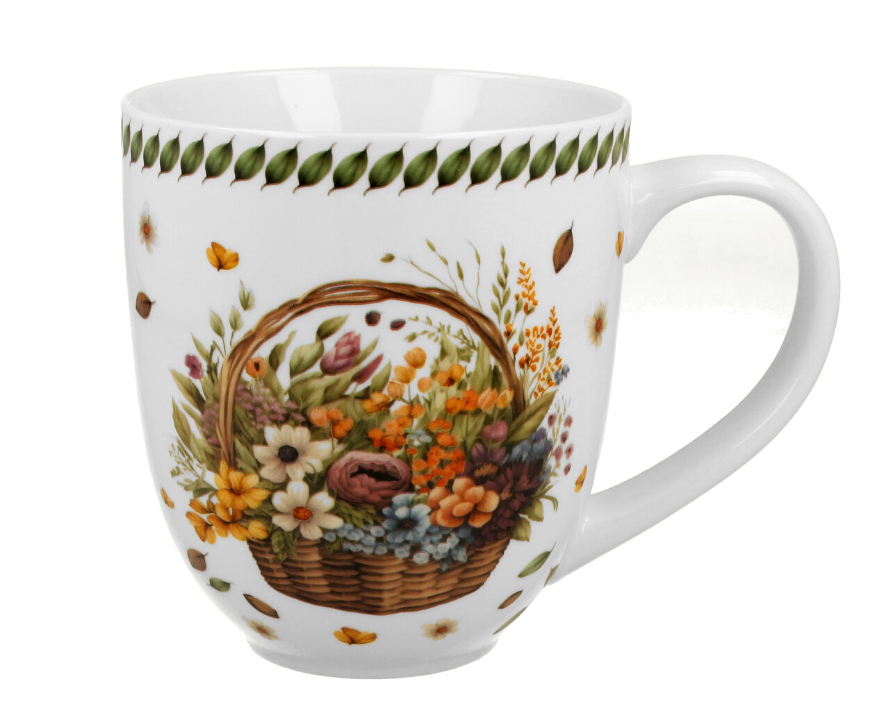 a1613212a94129cd073603897f1649b5-d164b_reference Porcelāna krūze XXL "Wild Flowers Basket", 1000 ml (New Bone China, dāvanu kaste) - Image 1