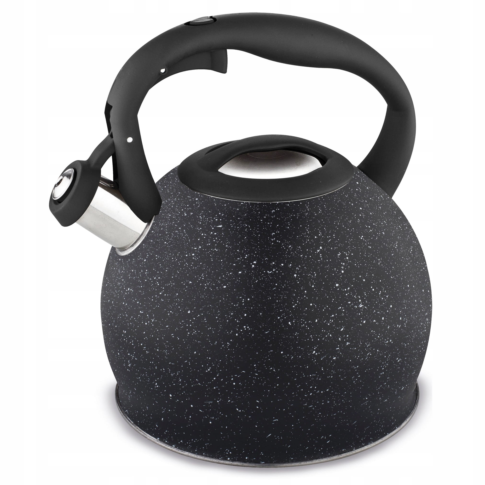 a620232d4a2822d3e68e1281004e97c4 Nerūsējošā tērauda tējkanna ar svilpi un termometru „Kamille“ (marmora), 3,0 l - Image 1