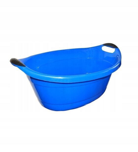 dubuo-14-l-pilkas_reference Liela universāla plastmasas bļoda ar rokturiem, 50x36x20 cm - Image 1