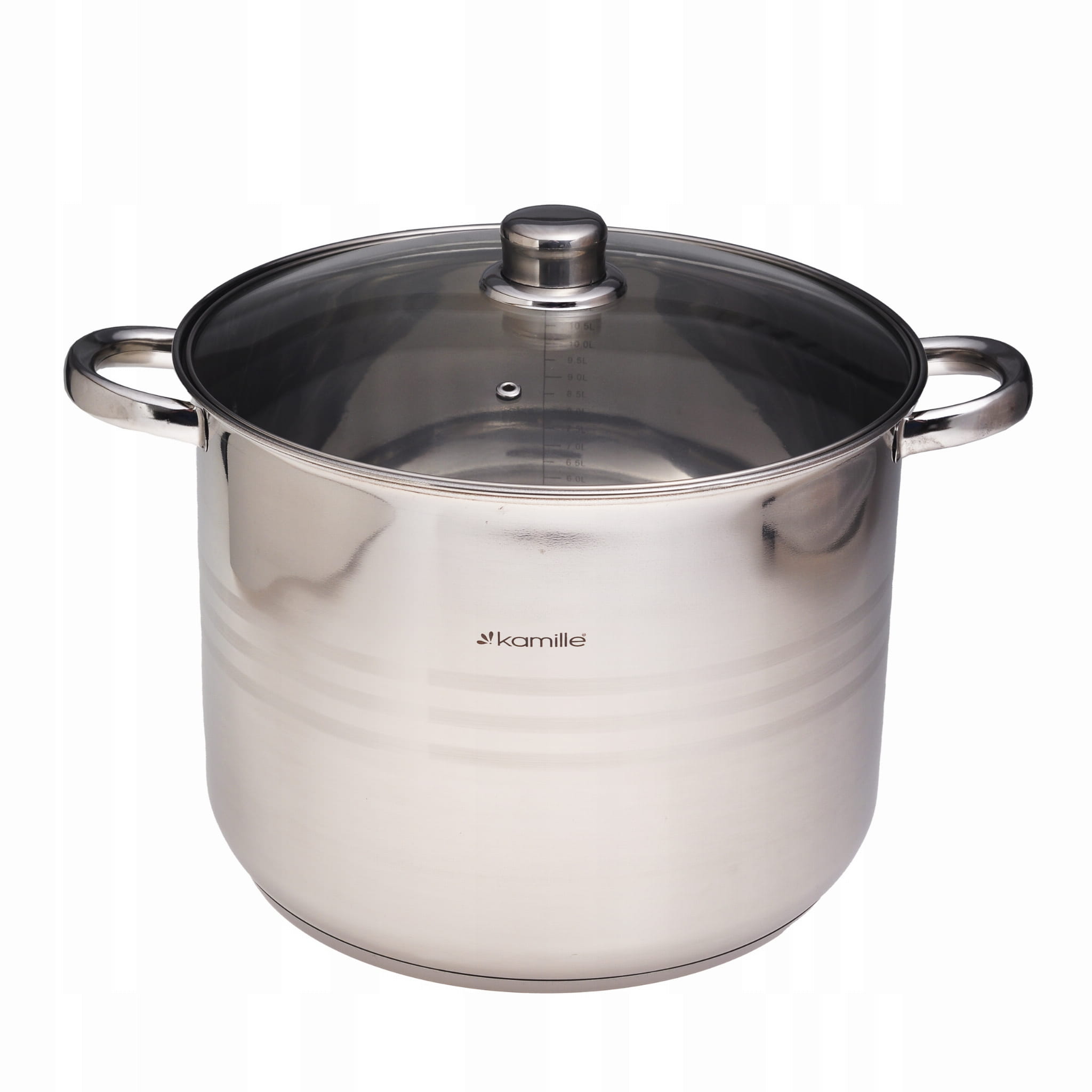 fbfee22d8f72d1e9cb80152e6f161460 Augsts nerūsējošā tērauda katls ar vāku „Kamille“, 13 l, 28 cm - Image 1