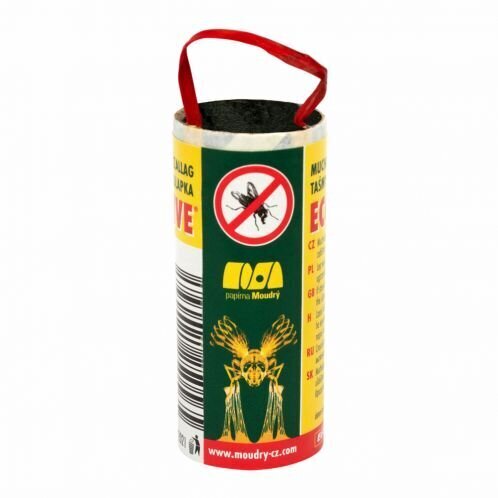 musiu-gaudykles-4vnt_reference Lipīgā lente mušu ķeršanai, 4 gab. (75 cm) - Image 1