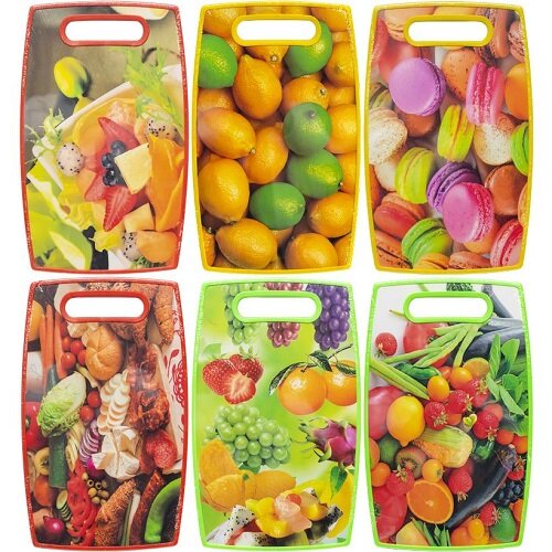 pjaustymo-lentele-su-rankena-80734-kaina_reference Plastmasas griešanas dēlis ar rokturi BANQUET, 36x22.5 cm, asorti - Image 1