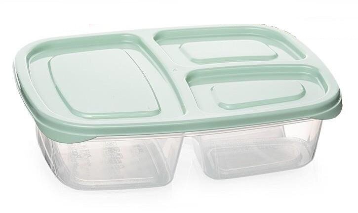 priespieciu-dezute-su-3-skyriais-plasticforte-12-14a95_reference Pusdienu kārba ar 3 nodalījumiem "PlasticForte", 1,2 l (BPA brīva, krāsa nejauša) - Image 1