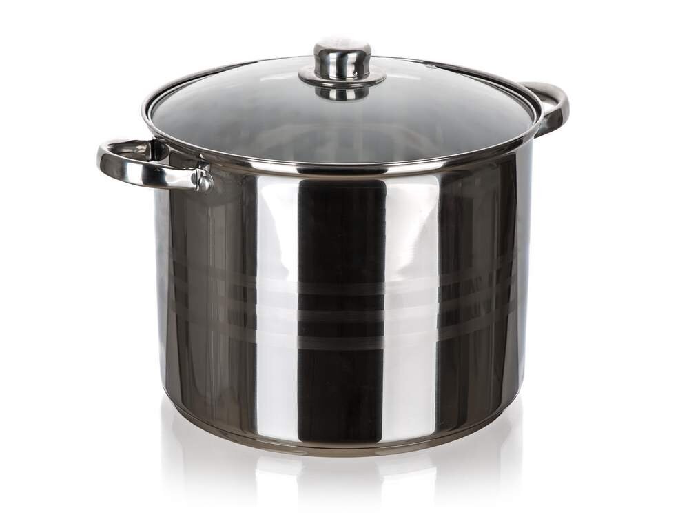 puodas-su-dangciu-138l-edf8d_reference Nerūsējošā tērauda katls ar vāku Banquet, 13,8 l, 29 cm (Indukcija) - Image 1