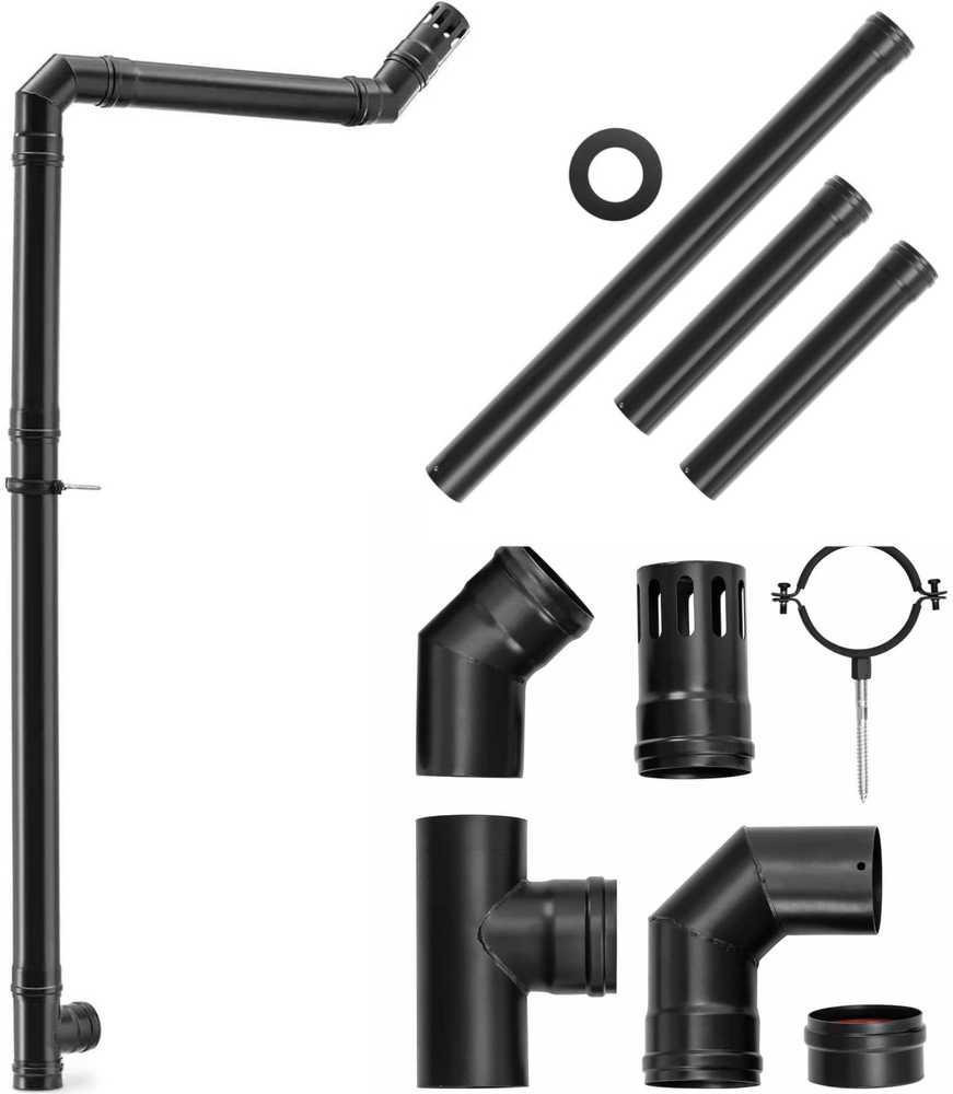 Skursteņu caurules un dūmvadu daļas