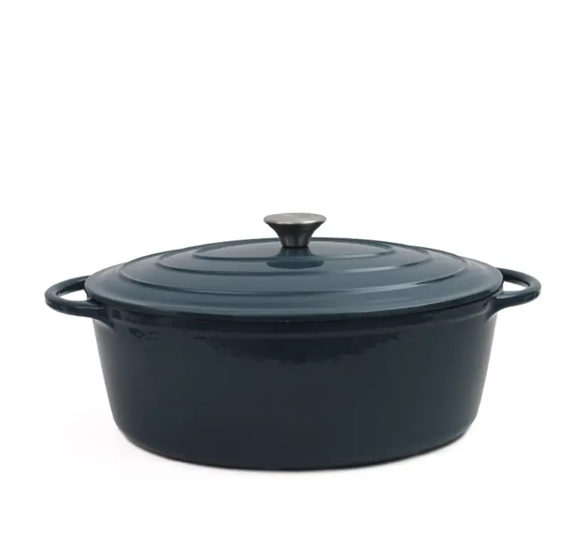 Snipaste_2026-03-25_13-43-35 Ovalus Ketaus Puodas Nois Tierra Deep | 34x26cm | 6,4l | Petrol Blue | N-930393