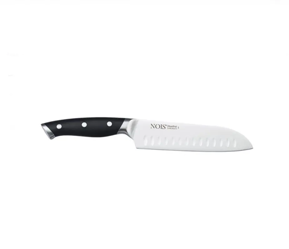 Snipaste_2026-03-25_15-38-24 Santoku peilis Nois | 17 cm | X50CrMoV15 Plienas | Granton Edge | N-830575