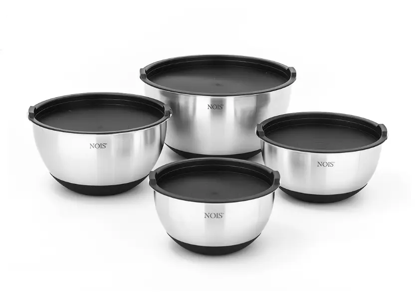 Snipaste_2026-03-25_16-37-52 Dubenėlių su Dangčiais Rinkinys Nois | 8 dalys | Plienas 18/10 | Silikoninis Dugnas | N-420607
