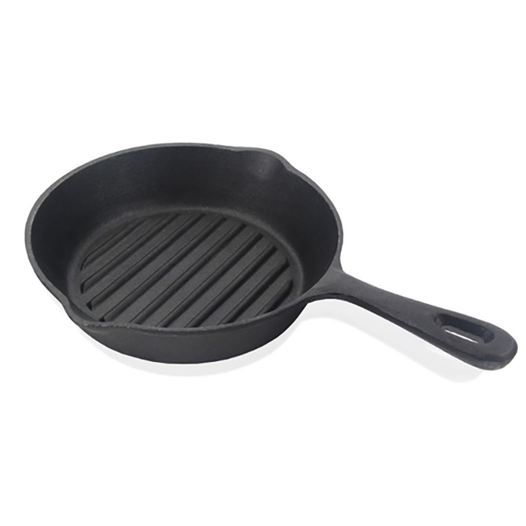 ketaus-keptuve-grill-fissman-4067 Fissman Čuguna grila panna | 18 cm, Servēšanai - Image 1