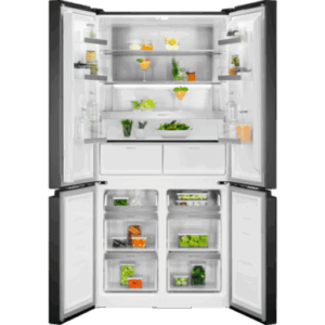 Šaldytuvas Side-by-side Electrolux ELT9VE52M0 | MultiSwitch+ | Juodas stiklas