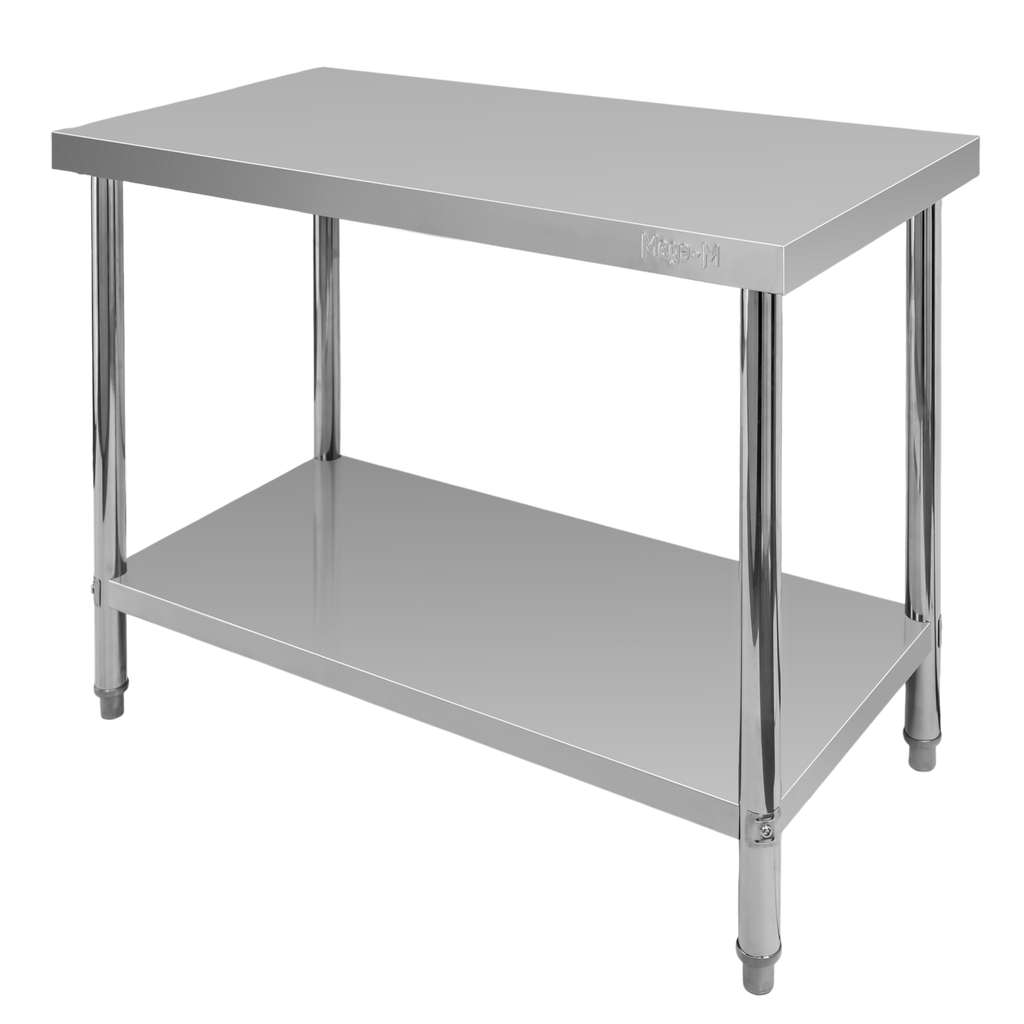 Stol-gastronomiczny-ze-stali-nierdzewnej-centralny-z-polka-Mega-M-X-STANDARD-100x60x85-cm-MTP007552-6 Nerūdijančio plieno gastronominis stalas Mega-M X STANDARD