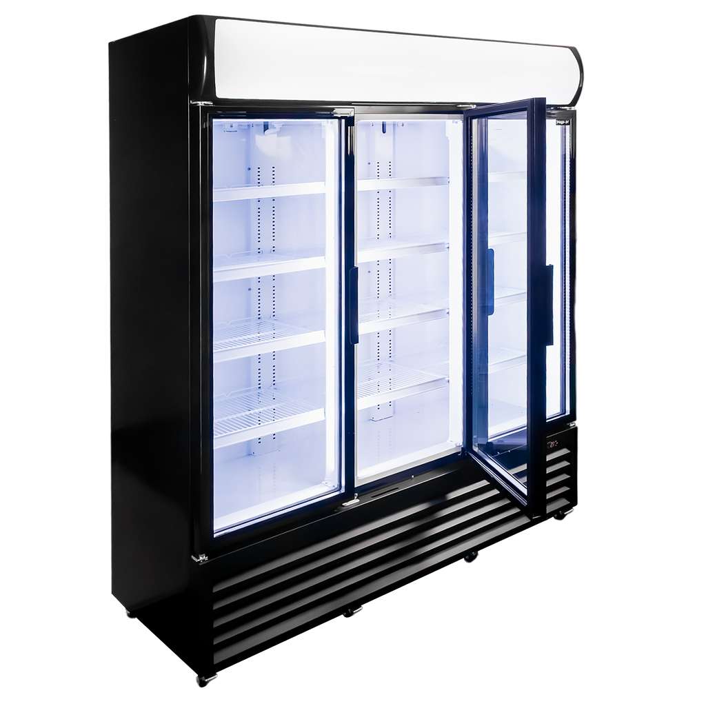 Witryna-chlodnicza-3-drzwiowa-1065L-Mega-M-RICO-i160-oswietlenie-LED-podswietlany-gorny-plafon-reklamowy-MTP002407-17 3-durų šaldymo vitrina Mega-M RICO i160 1065 l